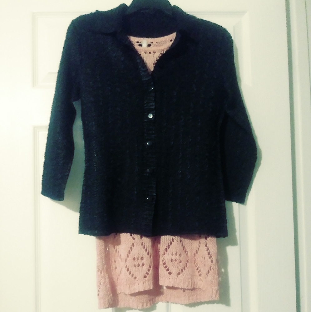 💝LEO&NICOLE PINK CROCHET LADY TOP.🎄 - Picture 8 of 8